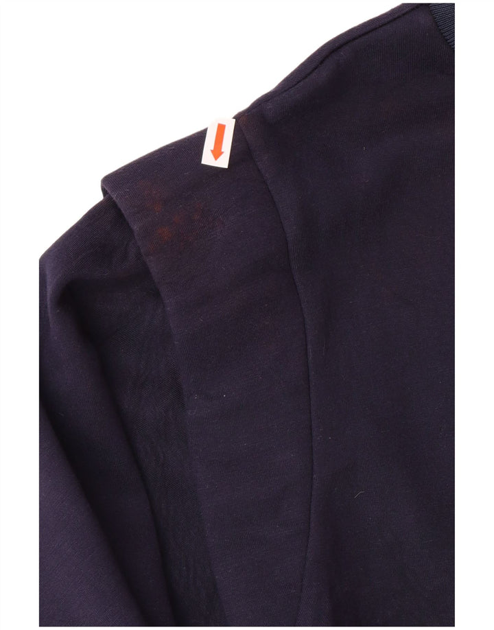 TED BAKER moletom feminino oversized tamanho 1 XS azul marinho viscose