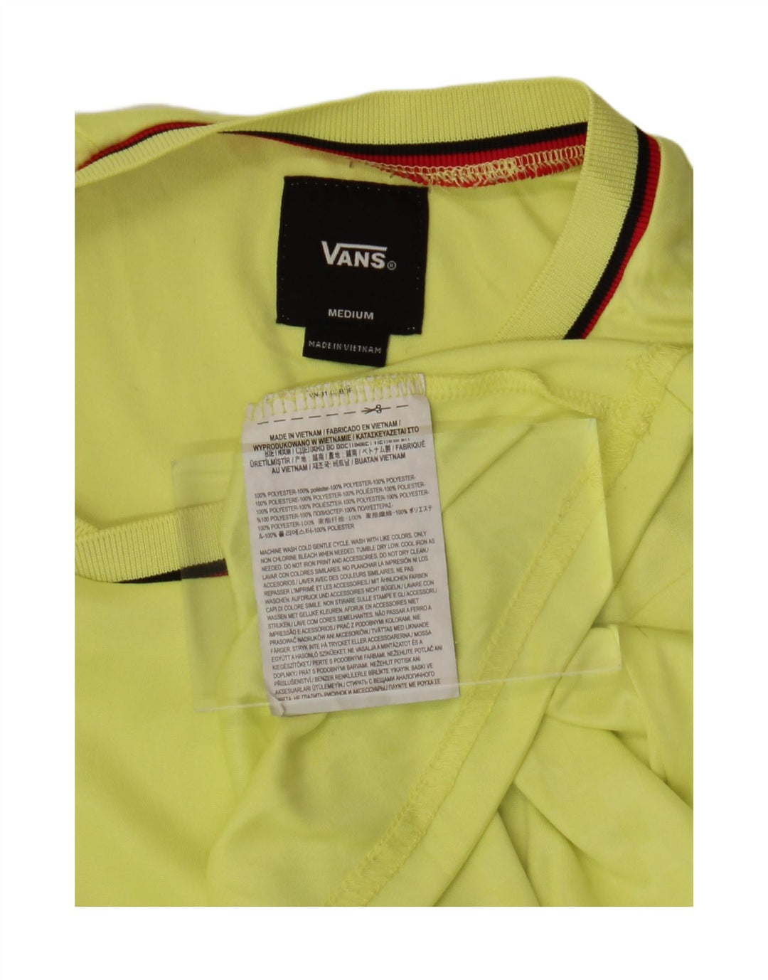 Camiseta masculina VANS Top verde médio poliéster