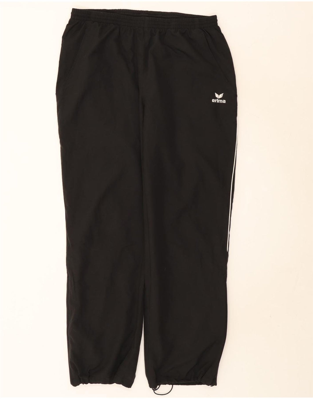 Fato de treino completo feminino Erima UK 16 grande preto colorblock poliéster