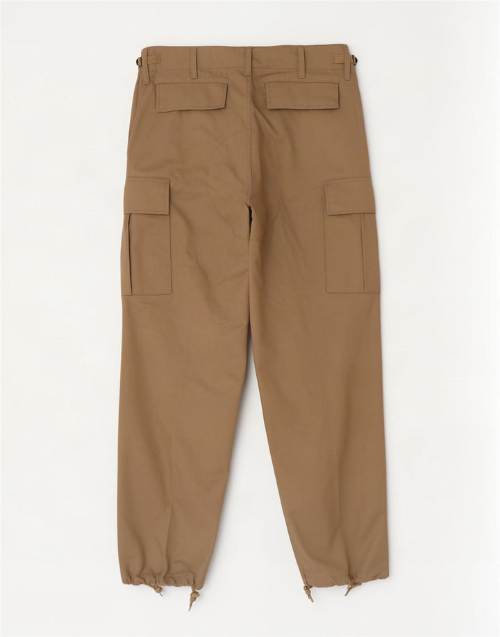 Calças cargo vintage masculinas joggers médias W34 L31 bege