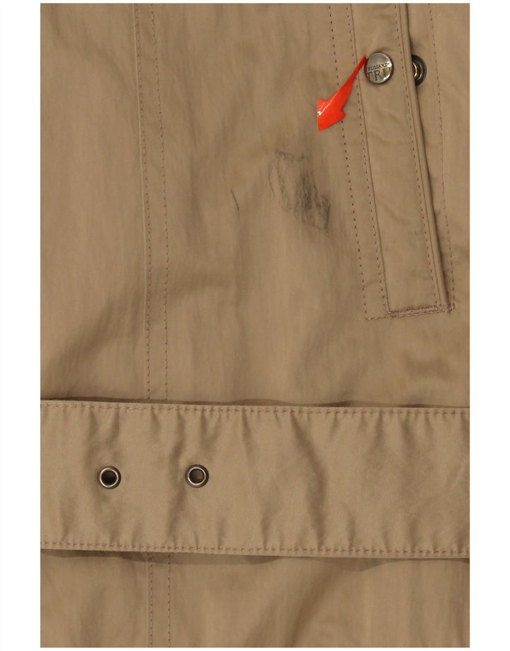 Casaco acolchoado feminino TRUSSARDI IT 50 XL cáqui poliéster