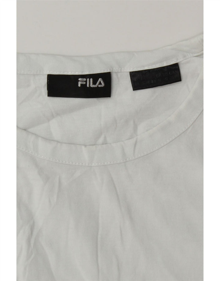 Fila Colete Masculino Top Pequeno Colorblock Branco