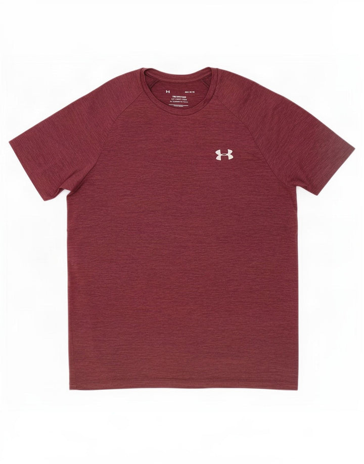 Under Armour Mens Camiseta Top Médio Poliéster Borgonha