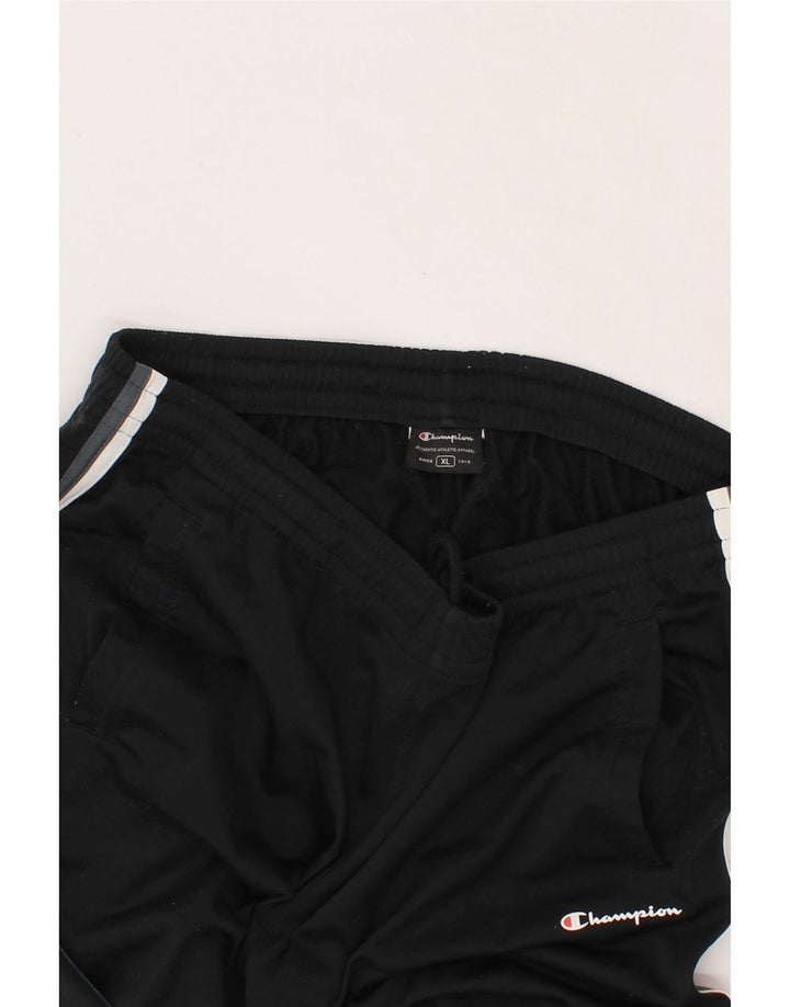 CHAMPION Mens Tracksuit Trousers XL Black Vintage Champion and Second-Hand Champion from Messina Hembry 