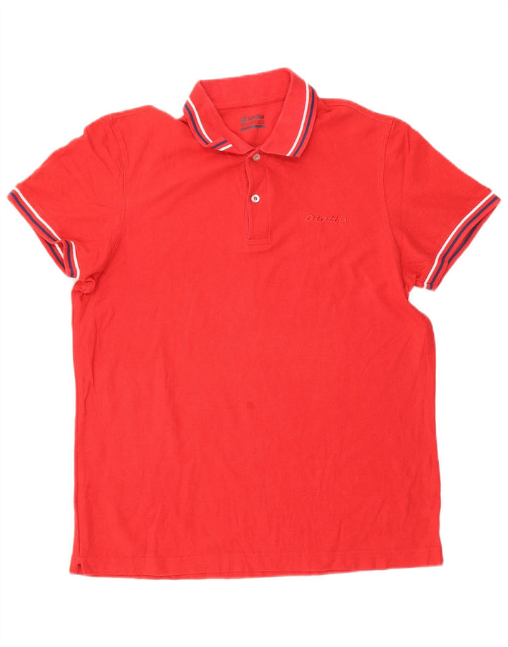 Camisa polo masculina Lotto grande vermelha