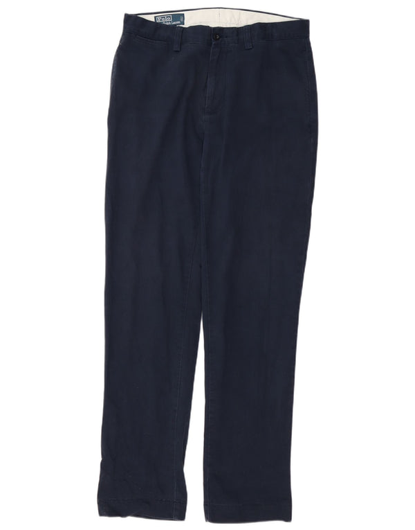 Calça Chino Masculina Slim Polo Ralph Lauren W32 L32 Algodão Azul Marinho
