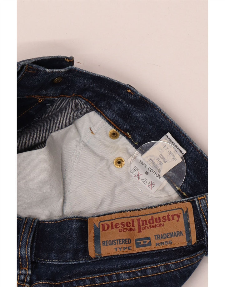 Jeans retos femininos Diesel W28 L29 algodão azul