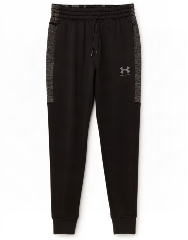 Calça de treino feminina Under Armour Cold Gear Joggers Reino Unido 14 grande preto