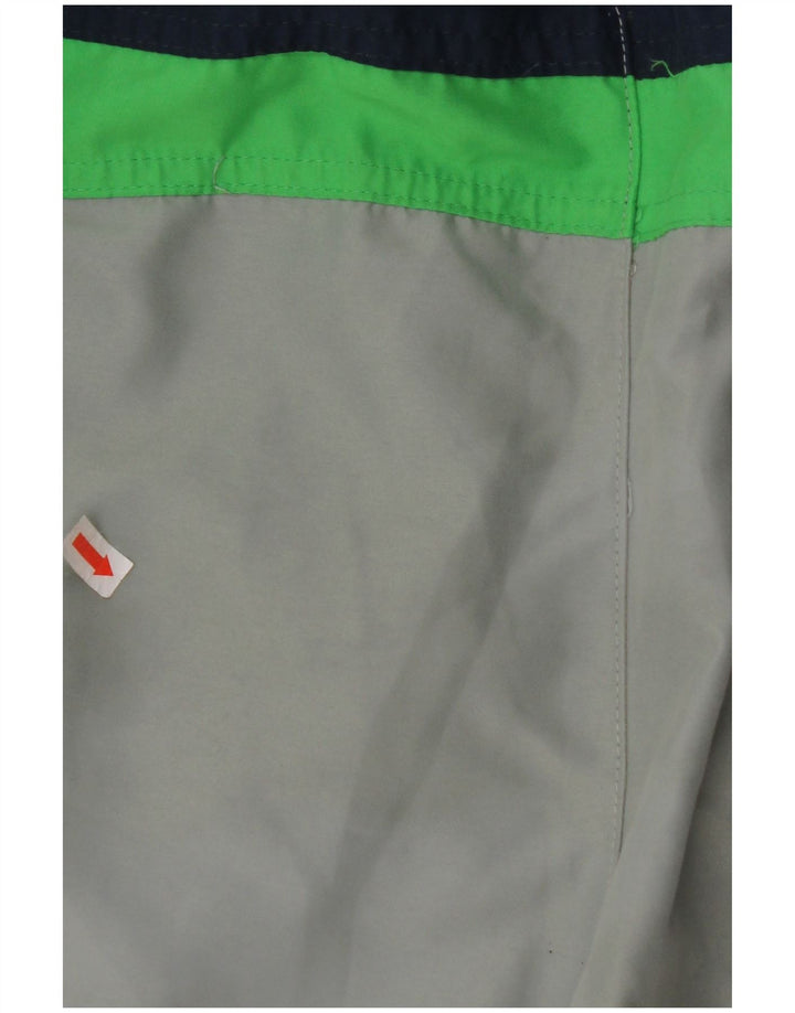 Shorts de natação masculino REEBOK XL verde Colourblock poliéster