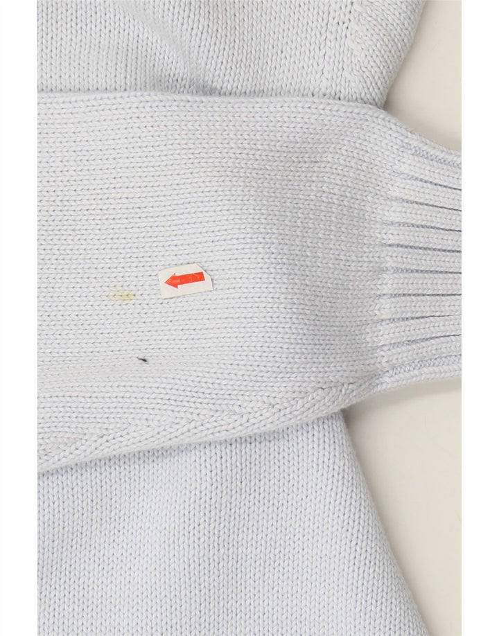 Suéter cardigã masculino ZARA XL algodão azul