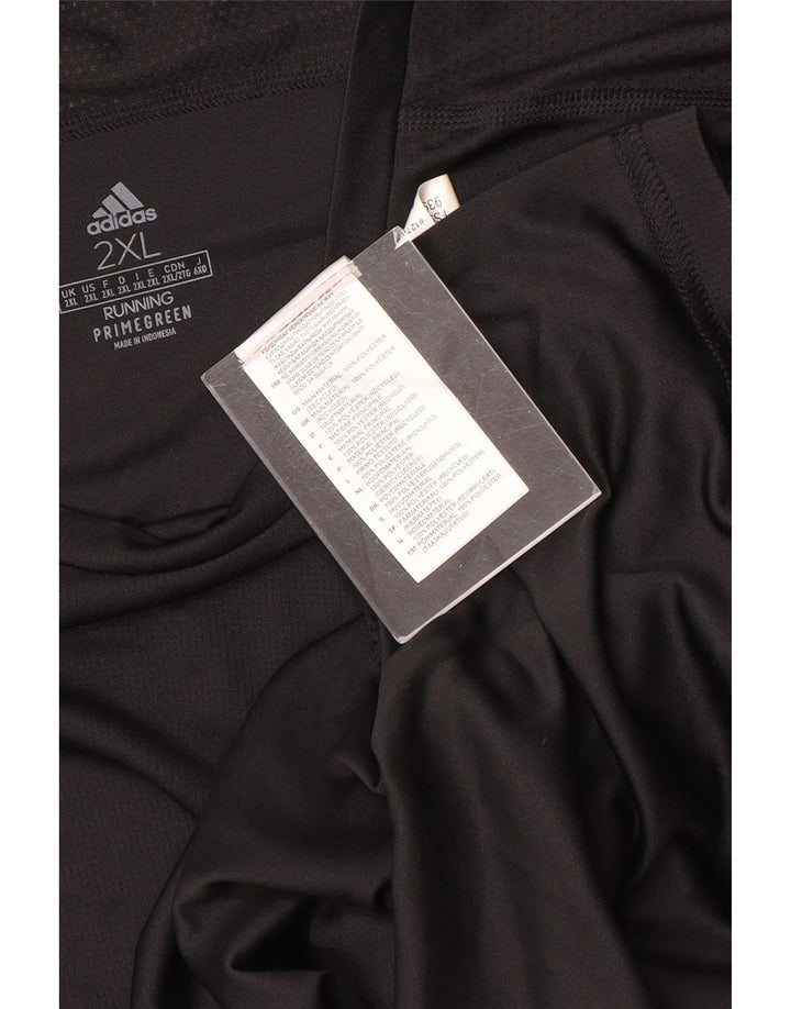 Camiseta Adidas Masculina Aeroready Top 2XL Poliéster Preto
