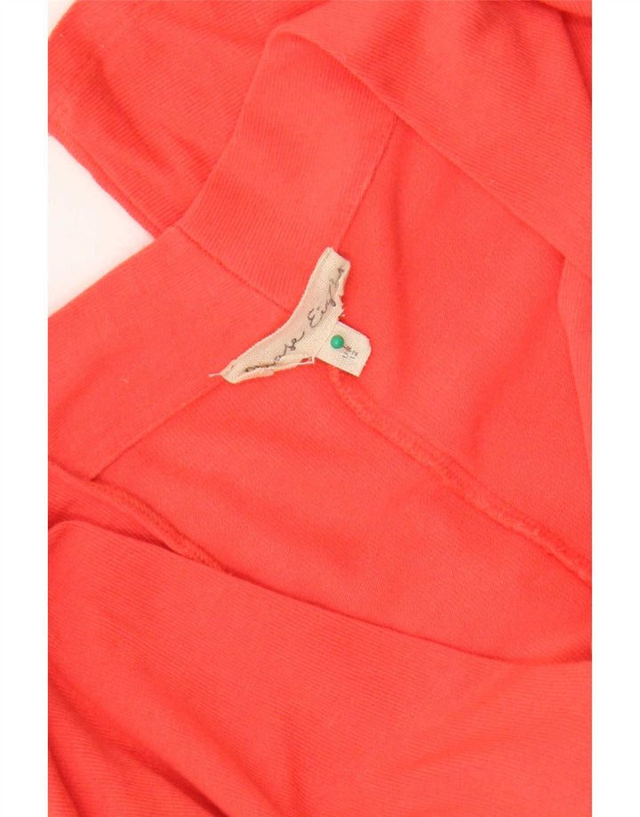 Fase Eight Top feminino oversized manga 3/4 Reino Unido 12 médio laranja