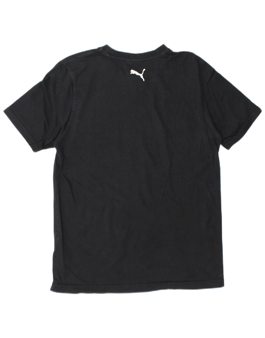 Camiseta masculina PUMA Graphic Top médio algodão preto