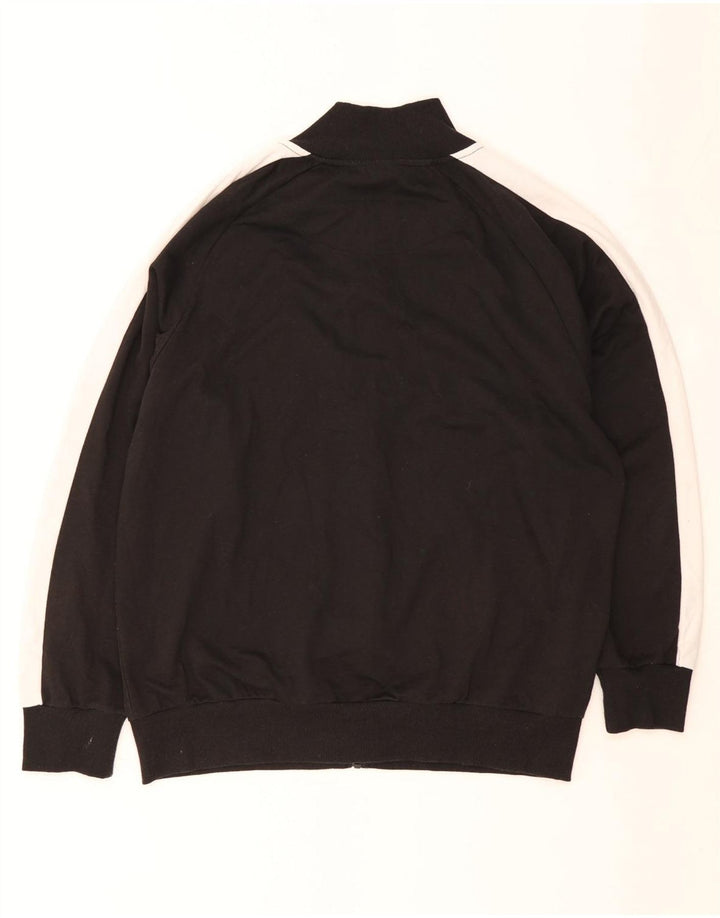 Umbro Jaqueta masculina de agasalho 2XL algodão colorblock preto