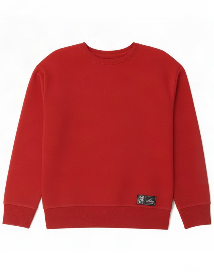 Hollister moletom masculino jumper médio algodão vermelho