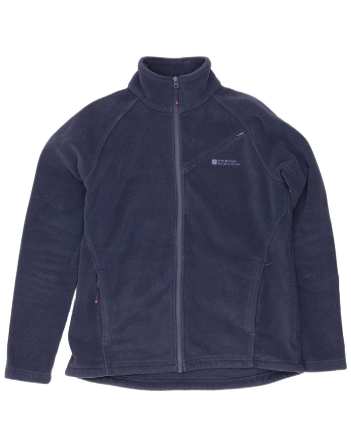 Jaqueta de lã feminina Mountain Warehouse poliéster azul marinho médio Reino Unido 12