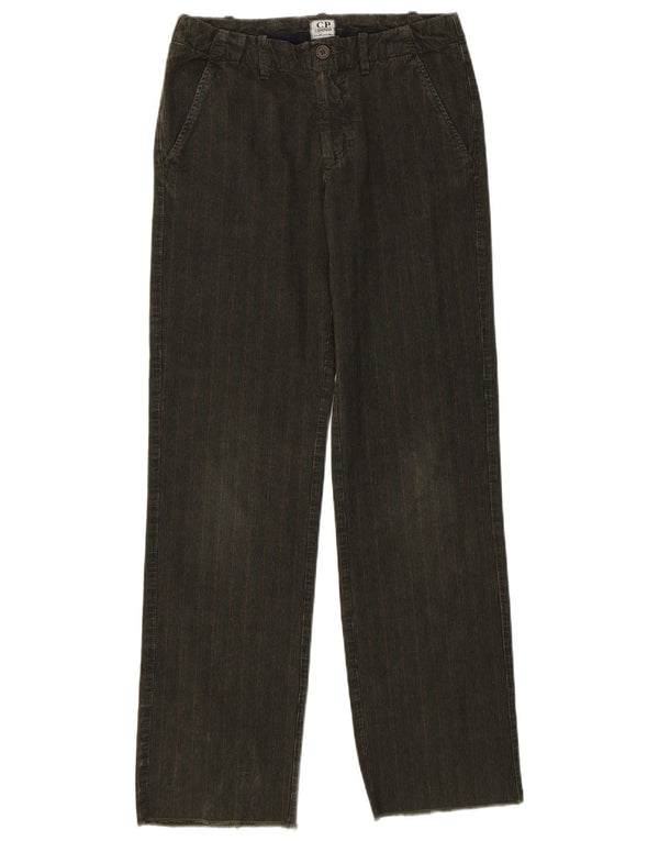 CP Company Calças Chino Meninas 11-12 Anos W26 L30 Cáqui Houndstooth