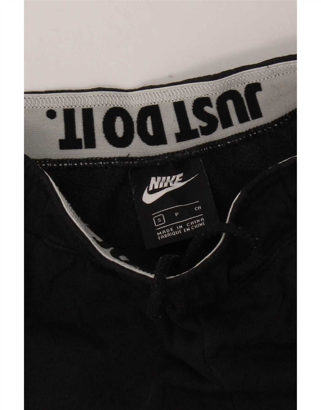 Calça de treino masculina Nike joggers pequeno algodão cinza