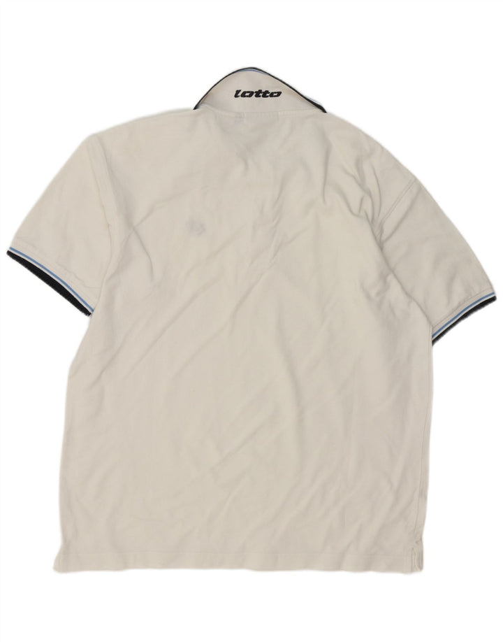 Camisa pólo masculina Lotto XL branca