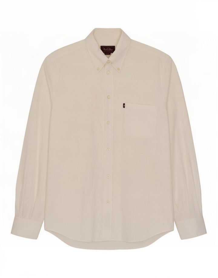 Camisa masculina Marlboro Classics grande algodão branco