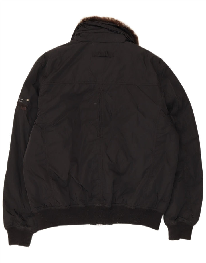 Jaqueta bomber masculina CHAMPION UK 40 grande preta