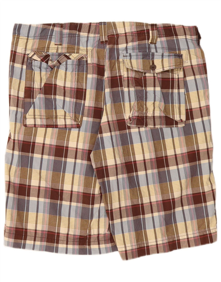 Lee Mens Chino Shorts W38 XL Algodão xadrez multicolorido