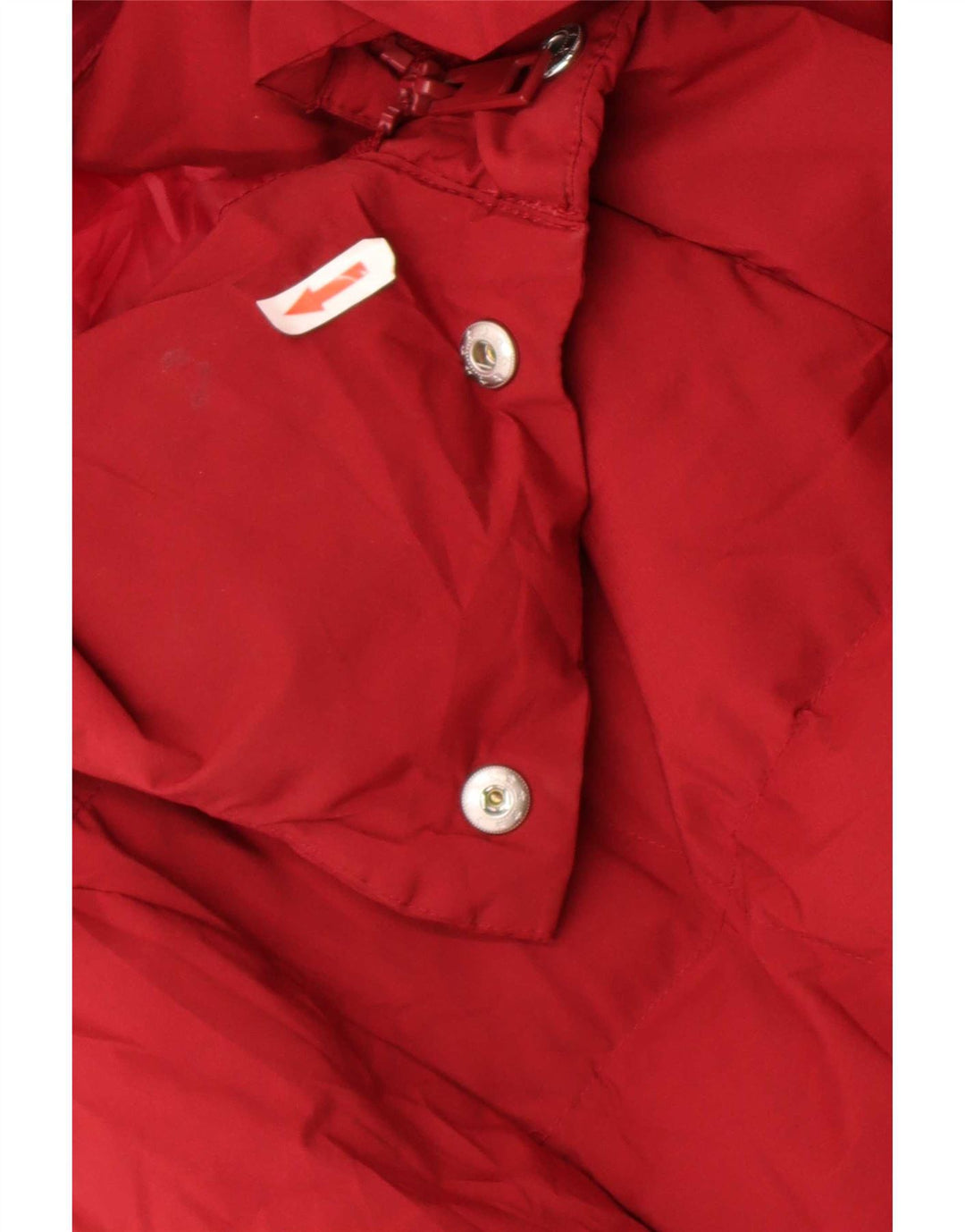 Casaco feminino acolchoado com capuz grande Marks & Spencer Reino Unido 16 grande vermelho