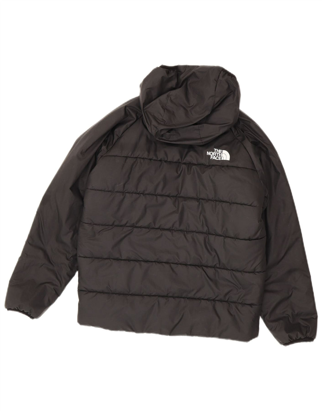 Casaco acolchoado reversível com capuz The North Face Boys 11-12 anos cinzento