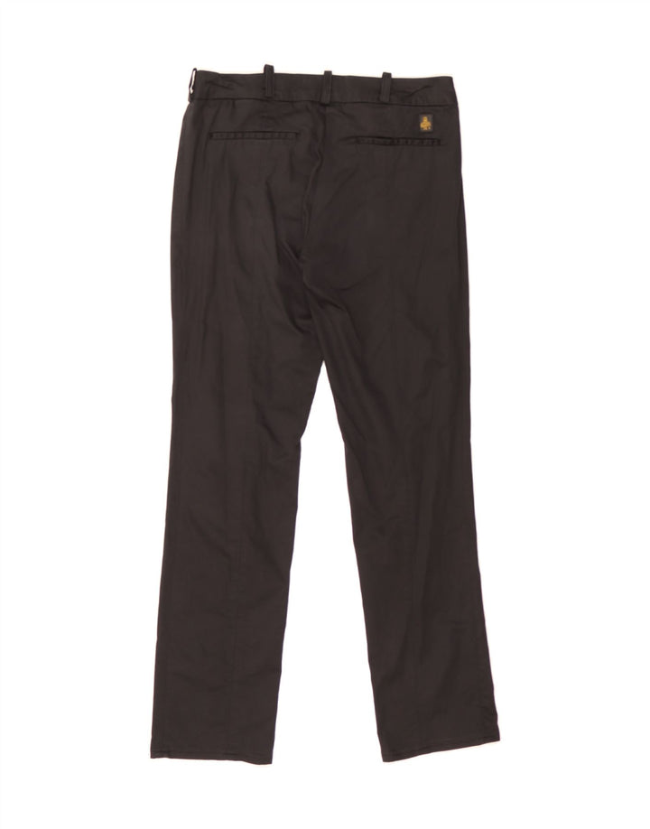 REFRIGIWEAR Womens Slim Fit Cargo Trousers W28 L28  Black Cotton Vintage Refrigiwear and Second-Hand Refrigiwear from Messina Hembry 