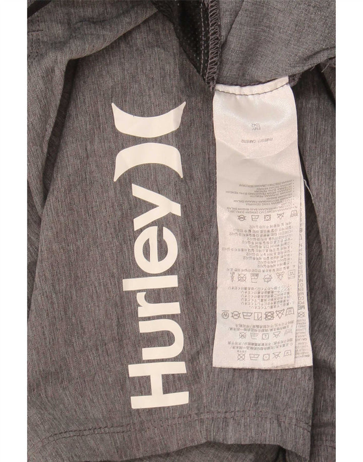 Shorts esportivo masculino Hurley gráfico pequeno poliéster manchado cinza