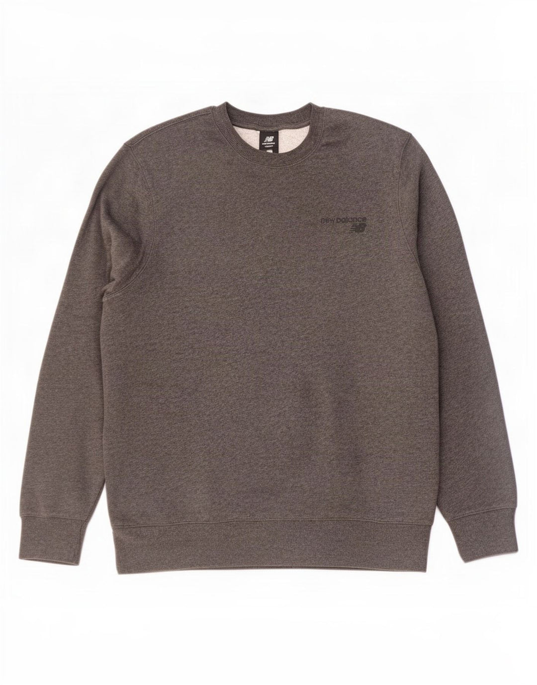Moletom masculino New Balance Jumper XL cinza manchado