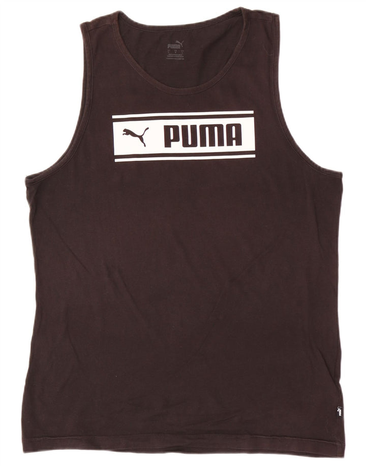 Puma moletom masculino jumper grande algodão preto