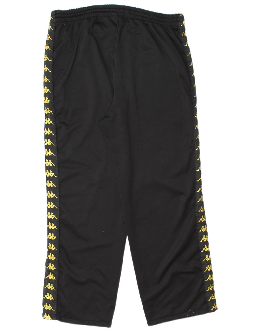 KAPPA Calça de treino masculina gráfica Joggers XL preto poliéster