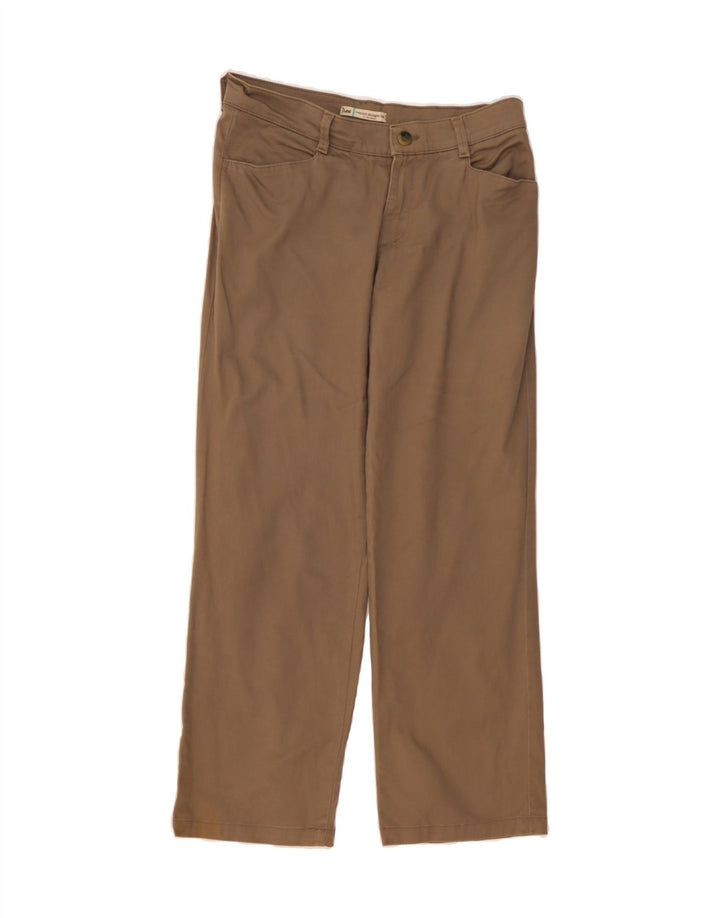 LEE Womens Relaxed Straight Casual Trousers US 10 Large W32 L29 Brown Vintage Lee and Second-Hand Lee from Messina Hembry 