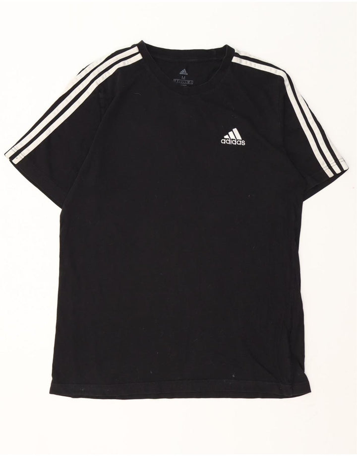 ADIDAS Camiseta Masculina Top Médio Algodão Preto