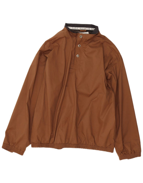 Jaqueta de chuva masculina Tehama UK 42 XL marrom poliéster