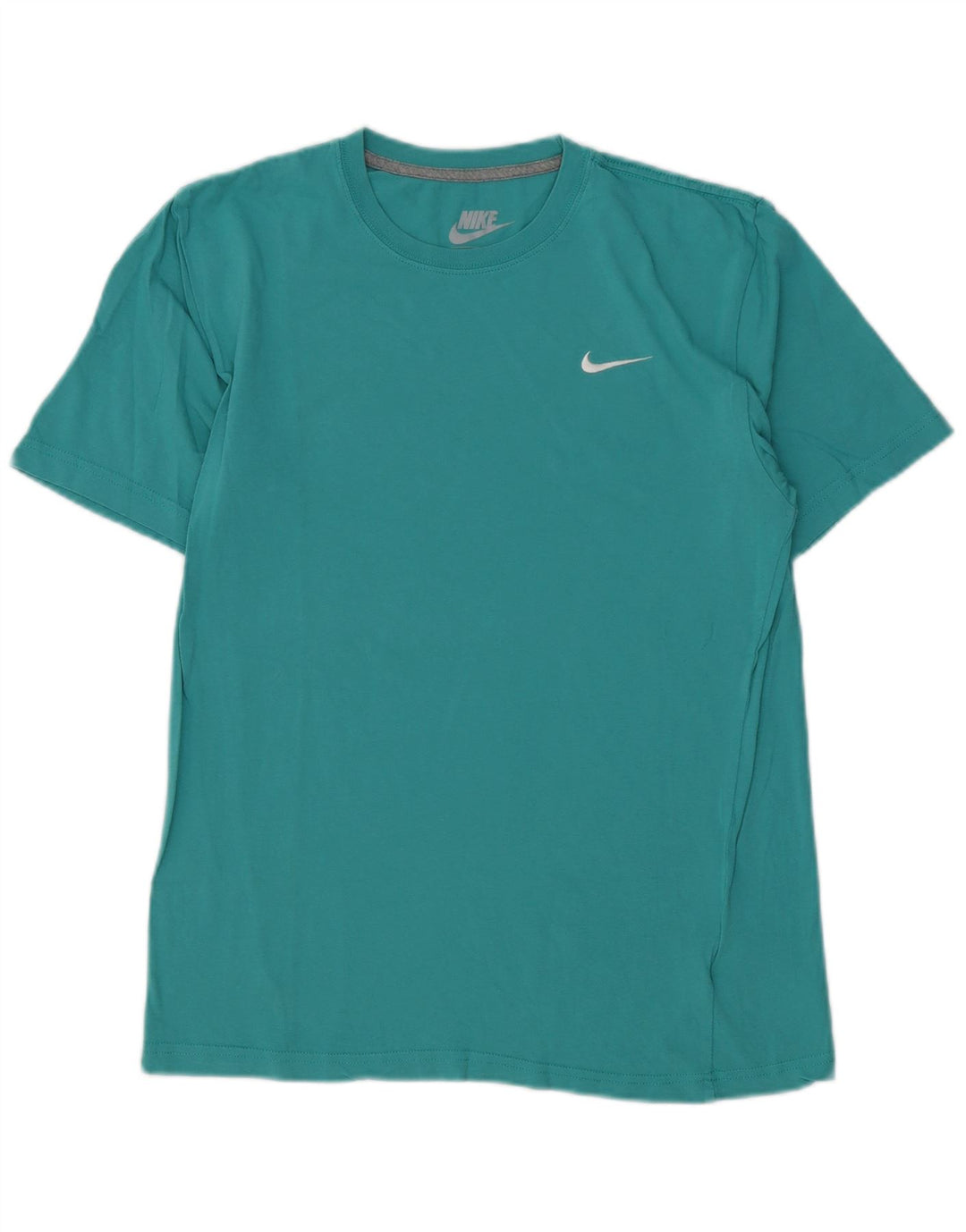 Camiseta masculina Nike Regular Fit Top Médio Algodão Turquesa