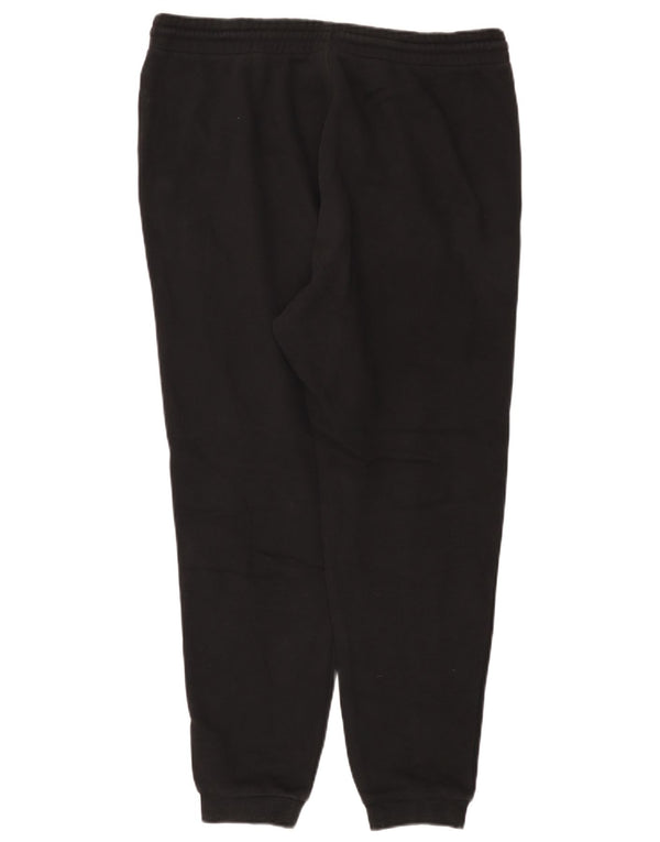 Reebok Mens Tracksuit Trousers Joggers Large Black Cotton