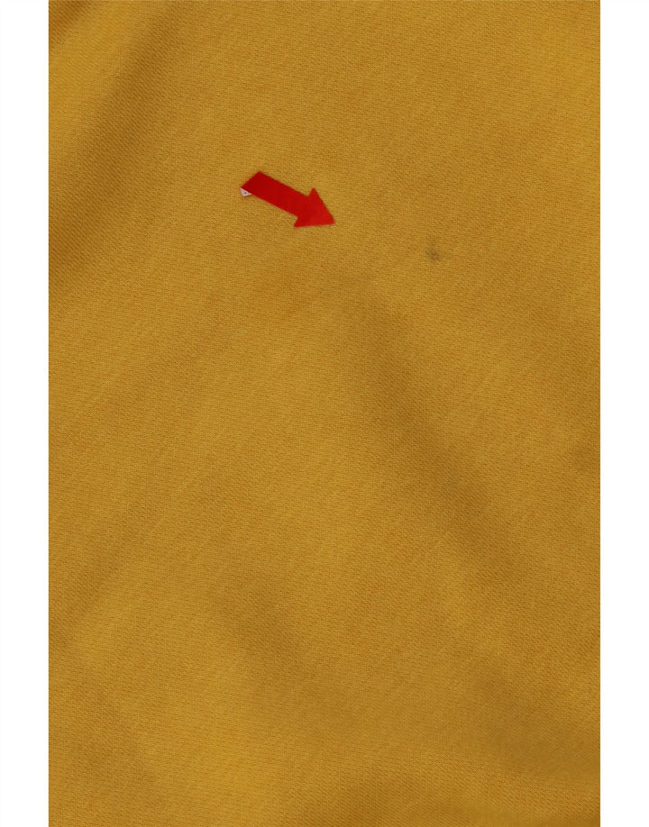 Nike Mens Moletom Jumper Pequeno Algodão Amarelo