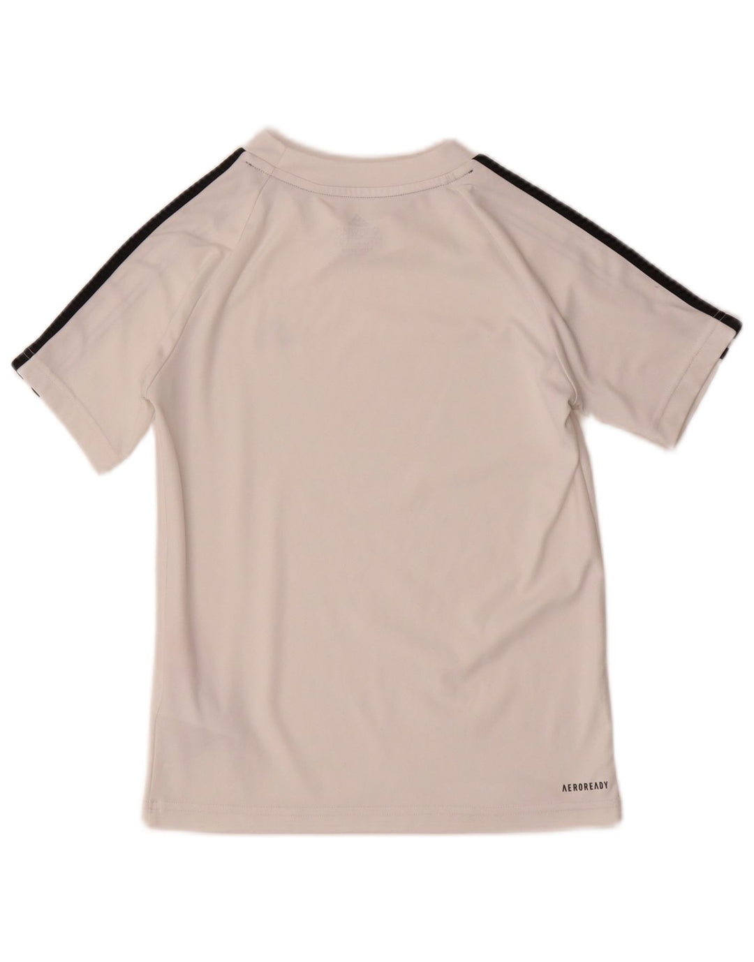 Camiseta Adidas Boys Aeroready Top 9-10 Anos Poliéster Branco