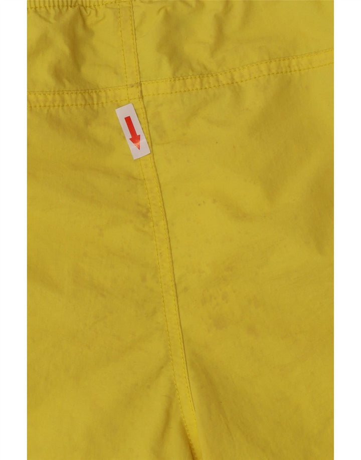 Shorts de natação masculino Adidas grande nylon amarelo