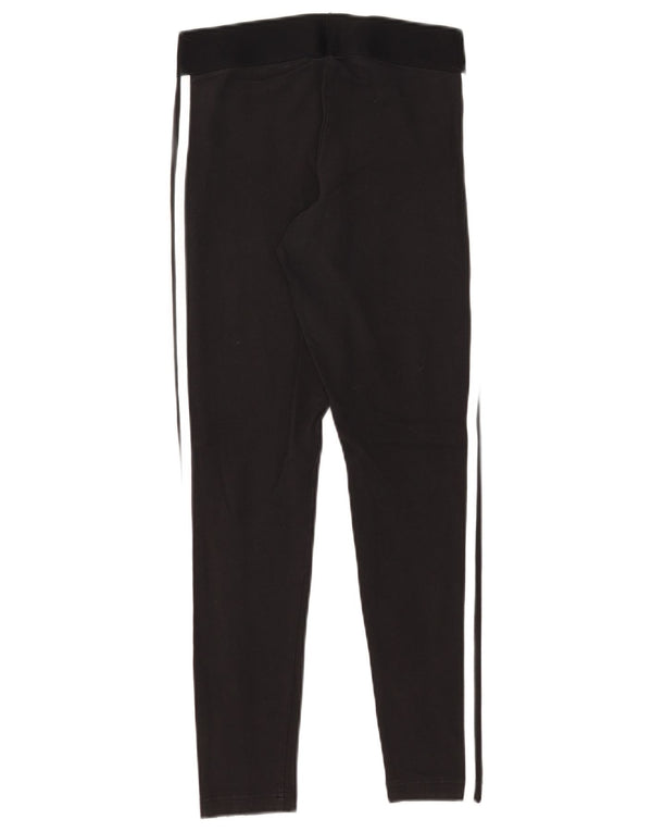Leggings Adidas Regular Fit Femininas UK 8/10 Pequenas Algodão Preto