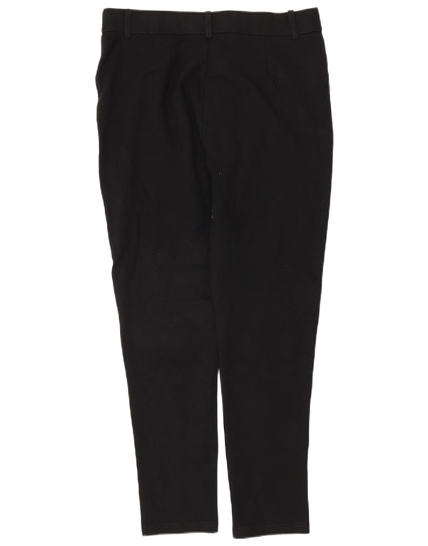 Zara Calça skinny casual feminina XL W32 L27 preta viscose