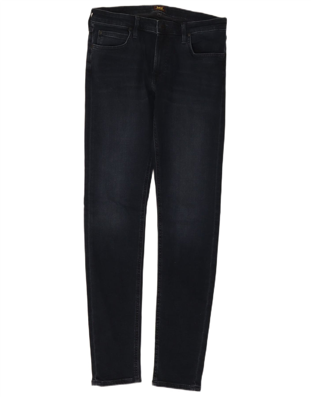LEE Masculino Malone Skinny Jeans W32 L34 Azul Marinho Algodão