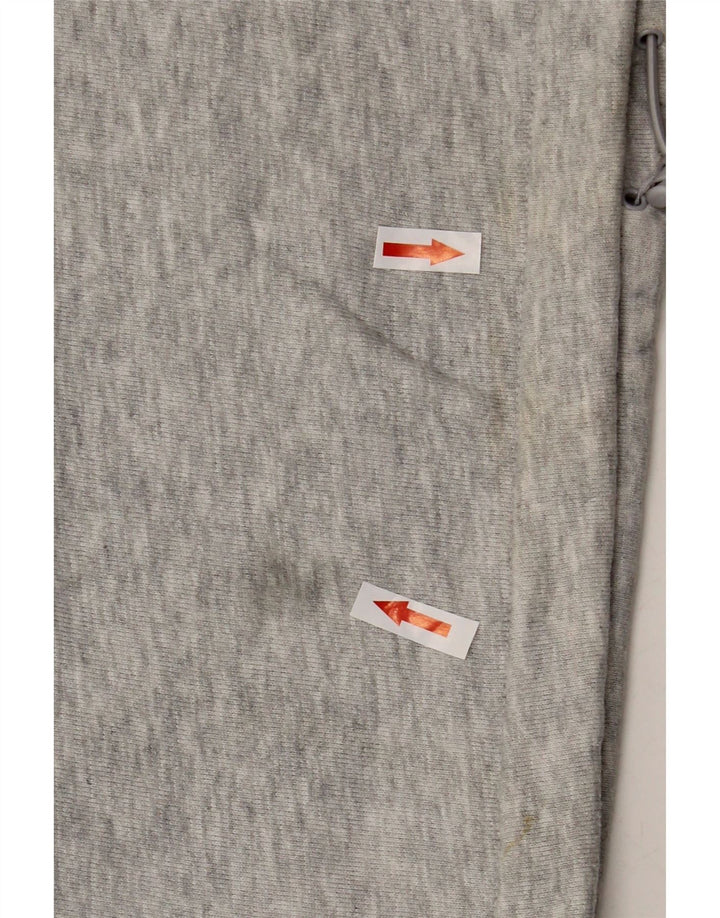 Adidas feminino oversized gráfico zip pescoço moletom jumper reino unido 8 pequeno cinza