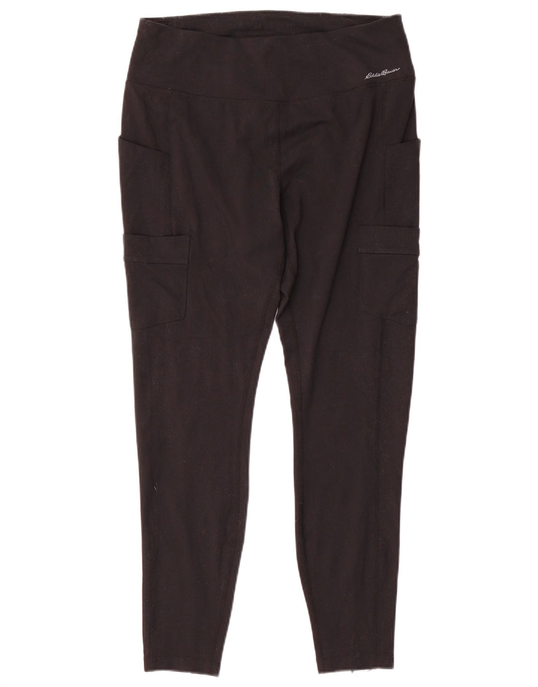 Leggings cargo femininos Eddie Bauer UK 14 grandes pretos