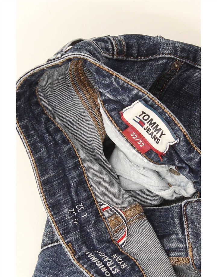 Tommy Hilfiger Masculino Ryan Straight Jeans W32 L32 Azul
