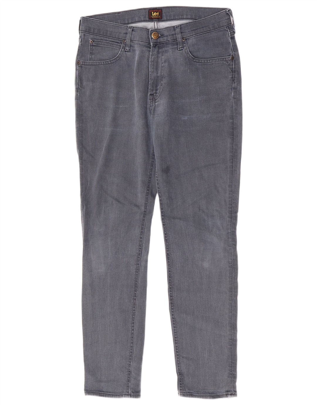 Lee Womens Tapered Slim Jeans W31 L30 Azul Algodão