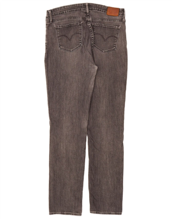 Calça jeans feminina Levi's 712 Slim W31 L32 cinza algodão