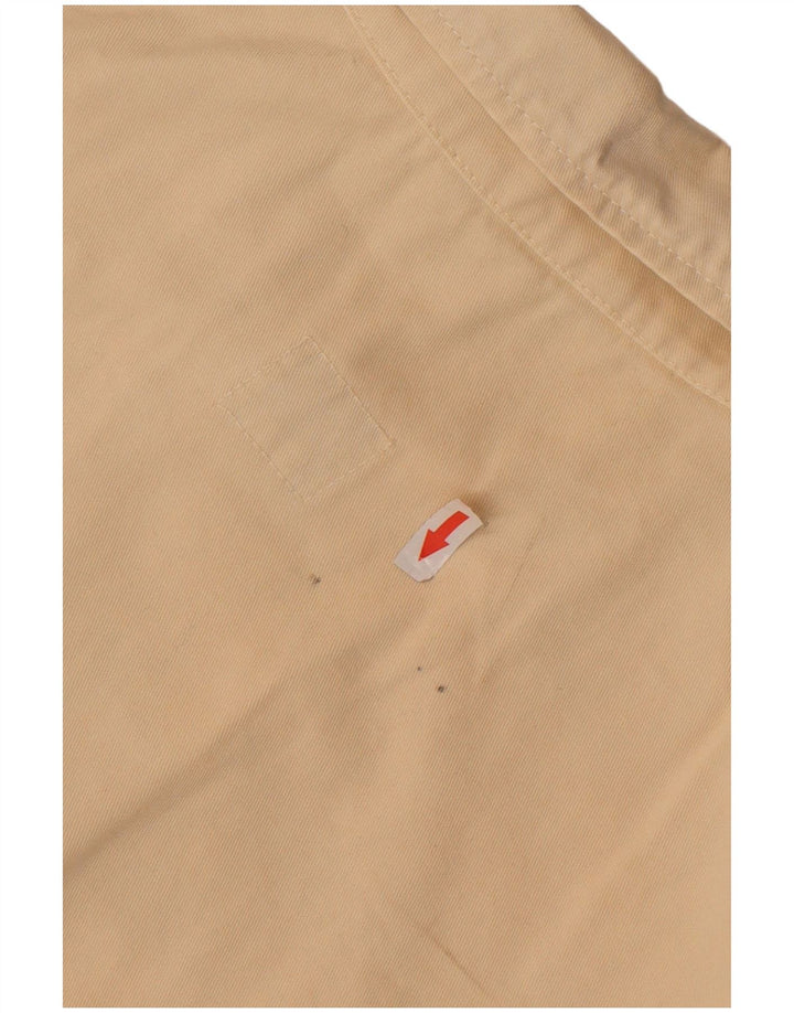 Jaqueta utilitária militar masculina VINTAGE Reino Unido 36 algodão bege pequeno